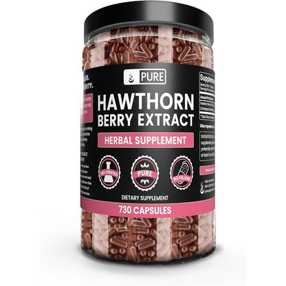 Pure Original Ingredients Hawthorn Berry Extract front view bottle