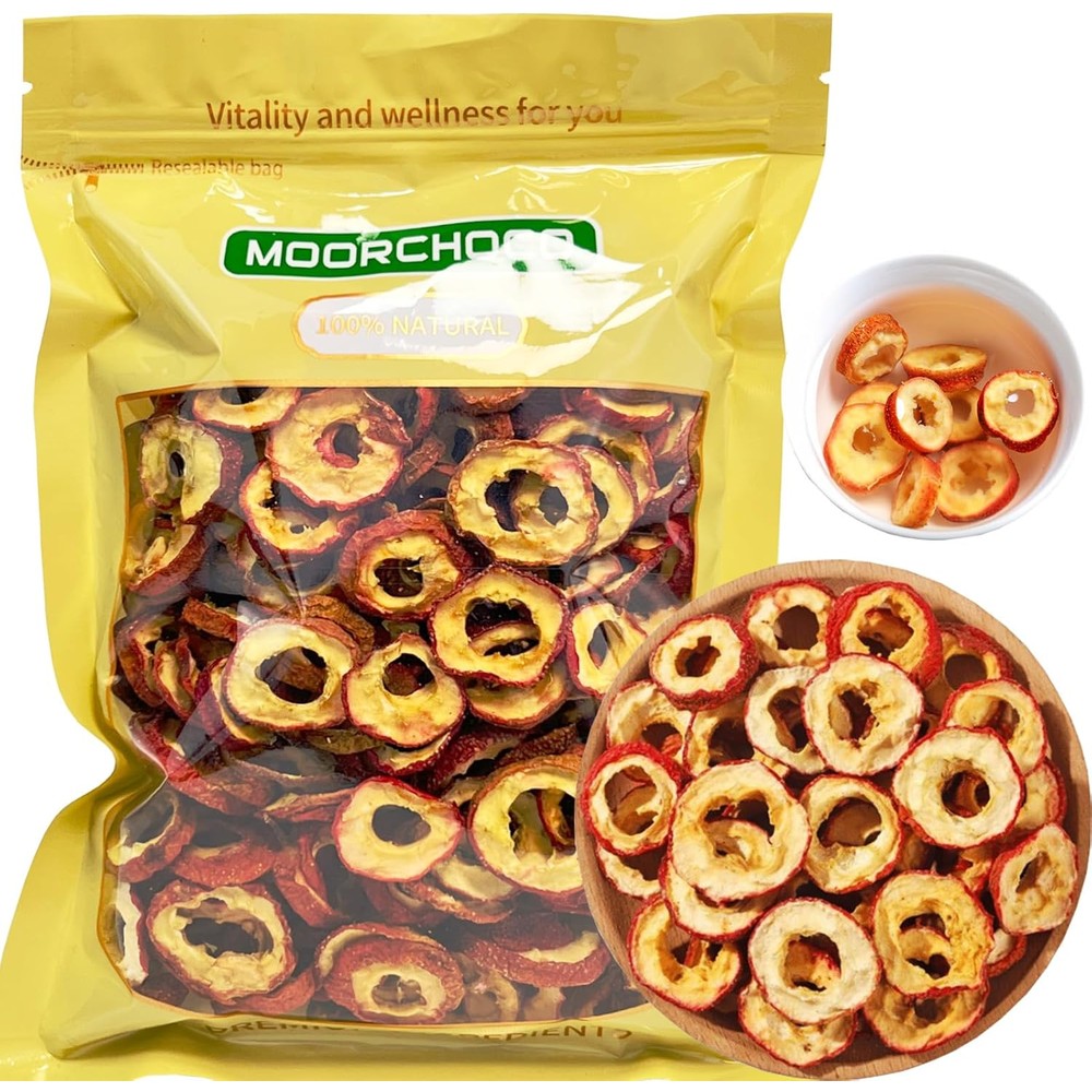 Dian Mai Hao Premium Seedless Sun Dried Hawthorn Fruit Herbal Tea front packaging view