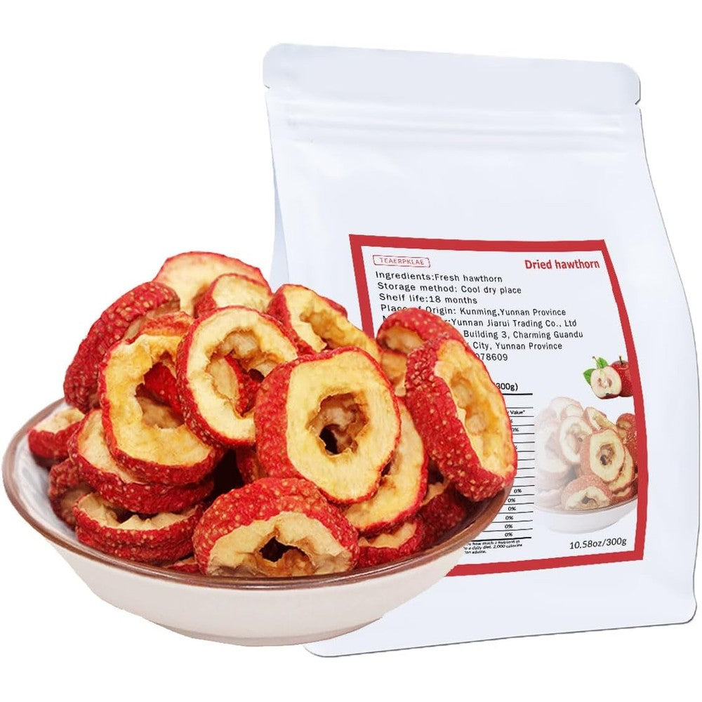 Luoliluo Teaerpklae premium seedless dried hawthorn slices front view packaging