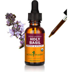 Herb Pharm Certified Organic Holy Basil Liquid Extract bottle front view