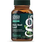 Gaia Herbs Holy Basil Leaf 60 Liquid Phyto Capsules front bottle view