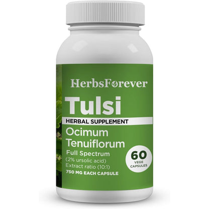HerbsForever Tulsi Extra Strength 10:1 Extract bottle front view