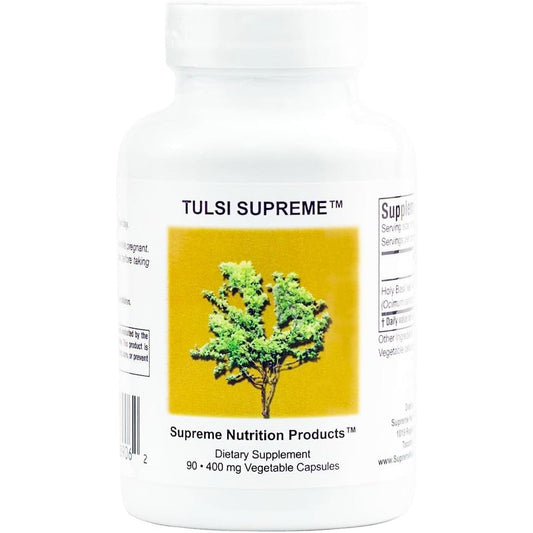 Supreme Nutrition Tulsi Supreme Holy Basil 90 capsules front view