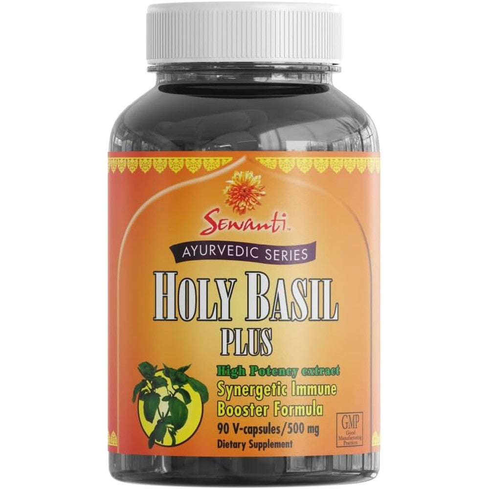Sewanti Holy Basil Plus Ayurvedic immune booster bottle front view