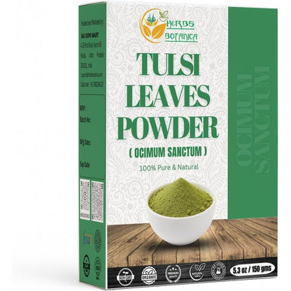 Herbs Botanica Tulsi Powder front view organic holy basil