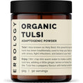 Erbology 100 Percent Organic Tulsi Powder front view jar