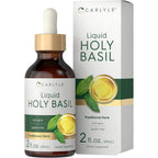 Carlyle Holy Basil Tulsi liquid extract 2 fluid ounce bottle front view