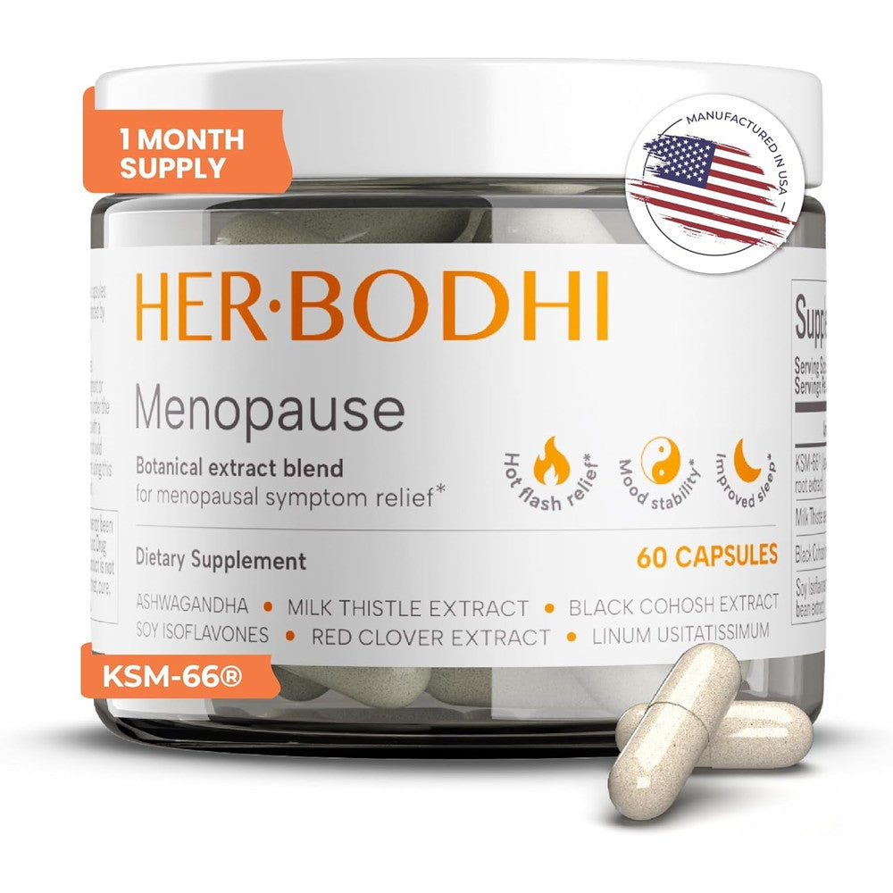 Her Bodhi Meno Menopause Hormonal Balance front view of bottle