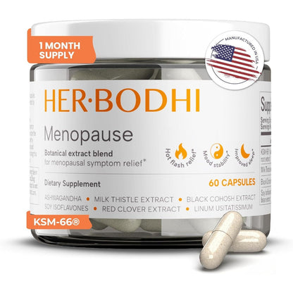 Her Bodhi Meno Menopause Hormonal Balance front view of bottle