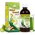 Basic Ayurveda Bitter Gourd Juice 960ml front view bottle for blood sugar management