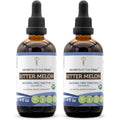 Secrets of the Tribe Bitter Melon Organic Alcohol-Free Extract two pack front view authentic metabolic supplement