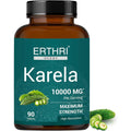 Erthri Ashwagandha 5000 Milligrams 90 Tablets front view bottle showing premium USA imported supplement packaging.