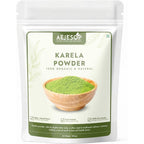 Aejesop Karela Powder 200g front packaging showing authentic bitter melon supplement.