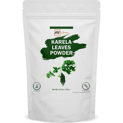 mGanna Karela Leaves Powder 227 grams front view premium herbal supplement pack