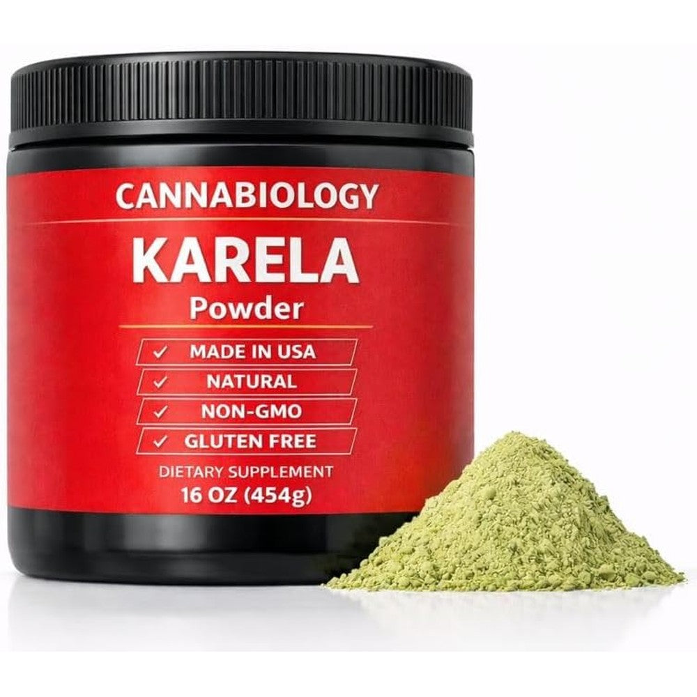 HerbsForever Cannabiology Karela Bitter Melon Powder front view natural dietary supplement