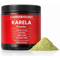 Minature Cannabiology Karela Bitter Melon Powder front view jar for blood sugar support