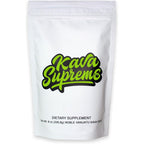 Kavafied Kava Supreme Noble Vanuatu Kava Root Powder eight ounces front view packaging for natural relaxation.