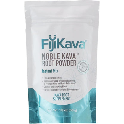 FijiKava Instant Kava Kava Powder 50g bag front view showing packaging design