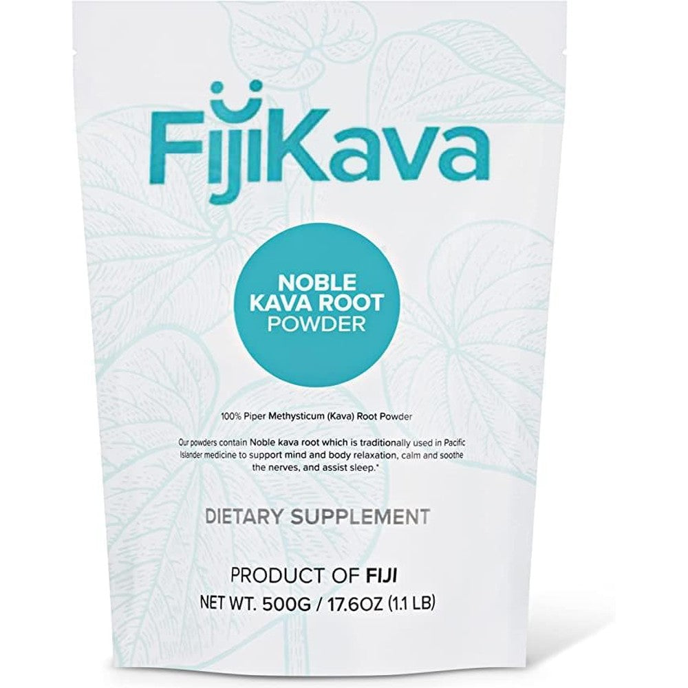 FijiKava Instant Kava Kava Powder 500g front view bag for stress relief