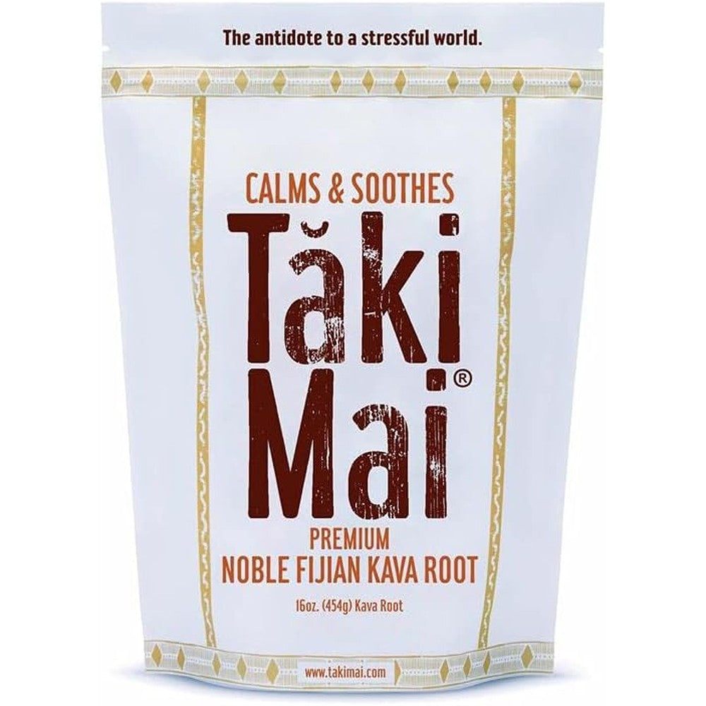 Taki Mai Noble Kava Kava Root Powder front view packaging