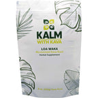 Kalm With Kava Loa Waka Micronized Kava Powder eight ounce pouch front view authentic premium Fijian root supplement