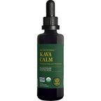 Global Healing Organic Kava Calm Liquid Drops front view for natural relaxation.