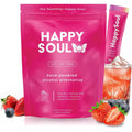 HappySoul Kava Drink Mix Berry Flavor front view pouch packaging