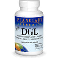 Planetary Herbals DGL Licorice 100 Chewable Tablets front view