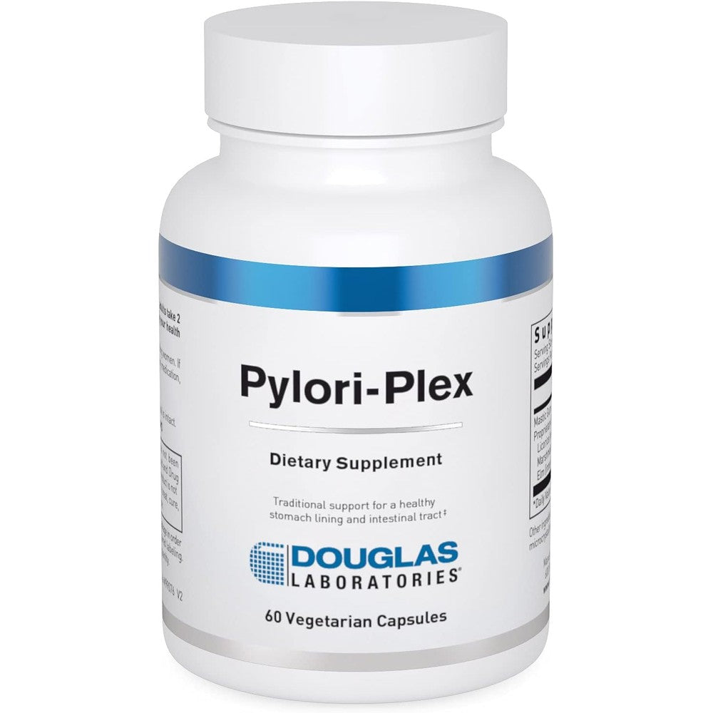 Douglas Laboratories Pylori-Plex front view of supplement bottle