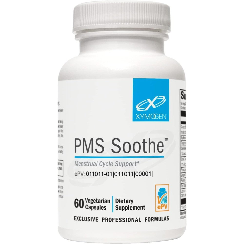 Xymogen PMS Soothe hormonal balance supplement bottle front view