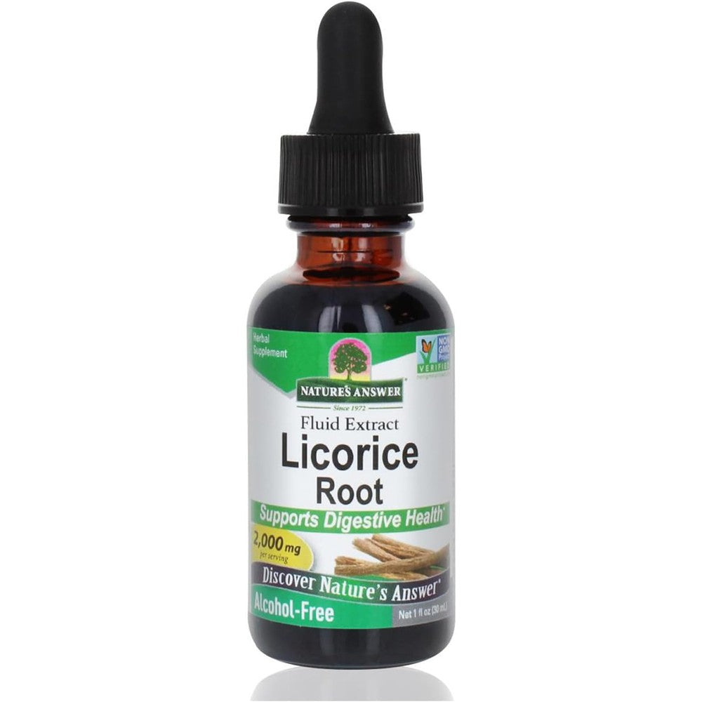 Nature's Answer Licorice Root liquid extract bottle front view
