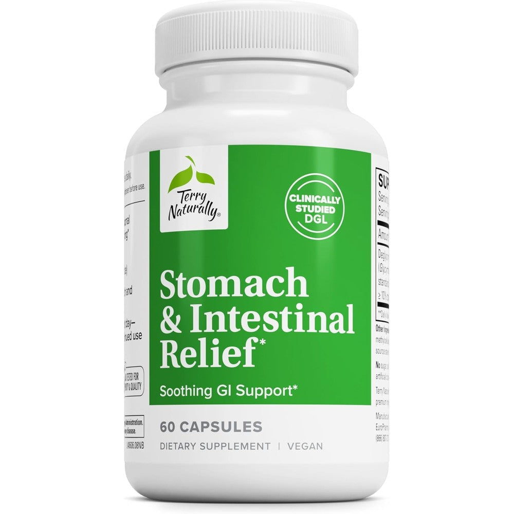Terry Naturally Stomach and Intestinal Support bottle front view