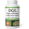 Natural Factors DGL 180 Chewable Tablets front bottle view