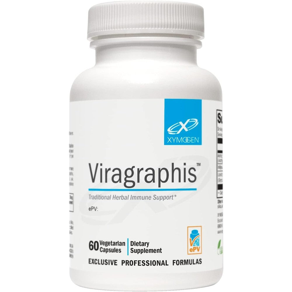 Xymogen Viragraphis 60 Capsules front view bottle