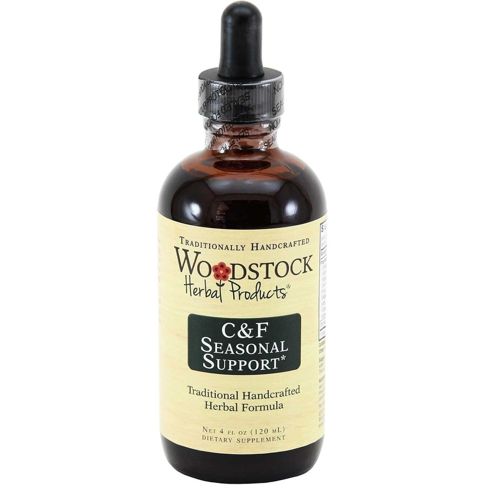 Woodstock Herbal Products C and F Seasonal Support front bottle view