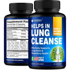 Lungwell Quit Smoking Aid front bottle view for lung health