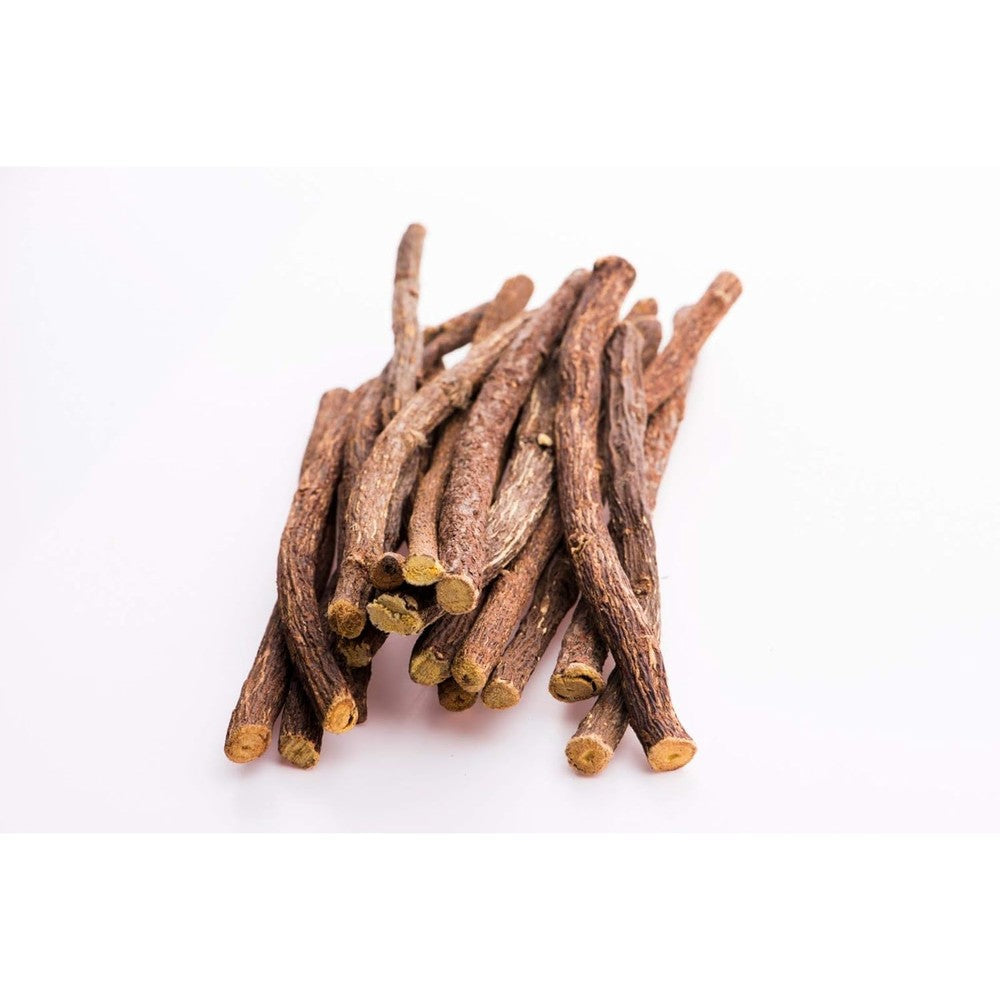 Natural Farms Licorice Root Sticks 1 Pound front view of premium natural herbal sticks.