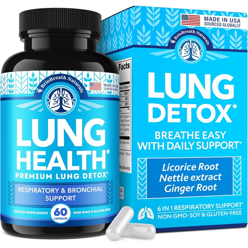 Herbamama Briobreath Naturals Lung Support front bottle view