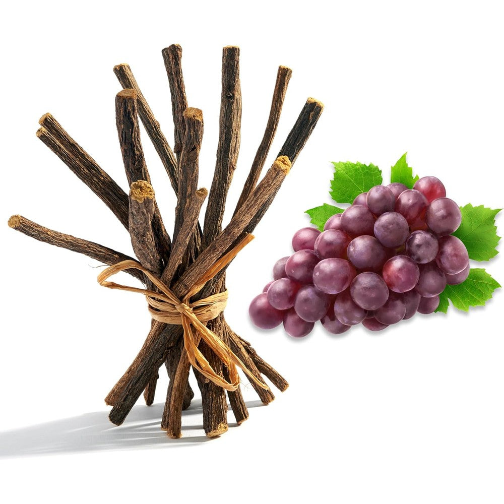 Aroma Depot Grape Flavored Licorice Root Chew Sticks front view