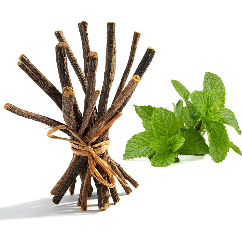 Aroma Depot Peppermint Licorice Root Chew Sticks front view