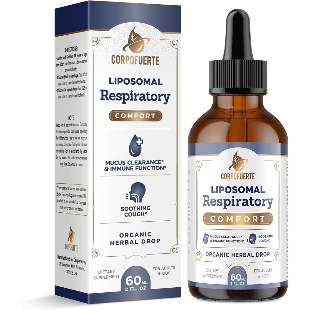Corpofuerte 11-in-1 Liposomal Mullein Oil Drops front view packaging