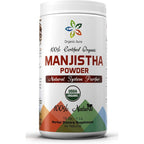 Organic Aura Manjistha Powder 16 Ounce container front view