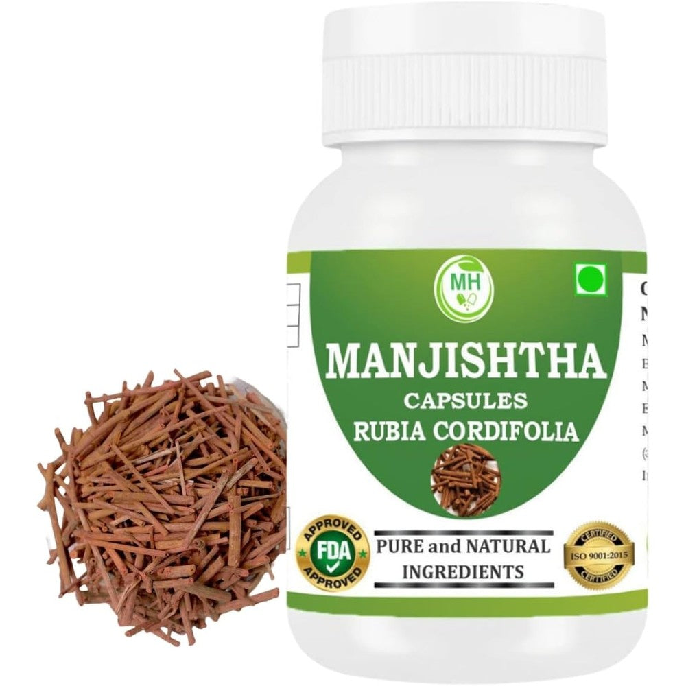 Morsan Healthcare Manjistha 500mg capsules bottle front view