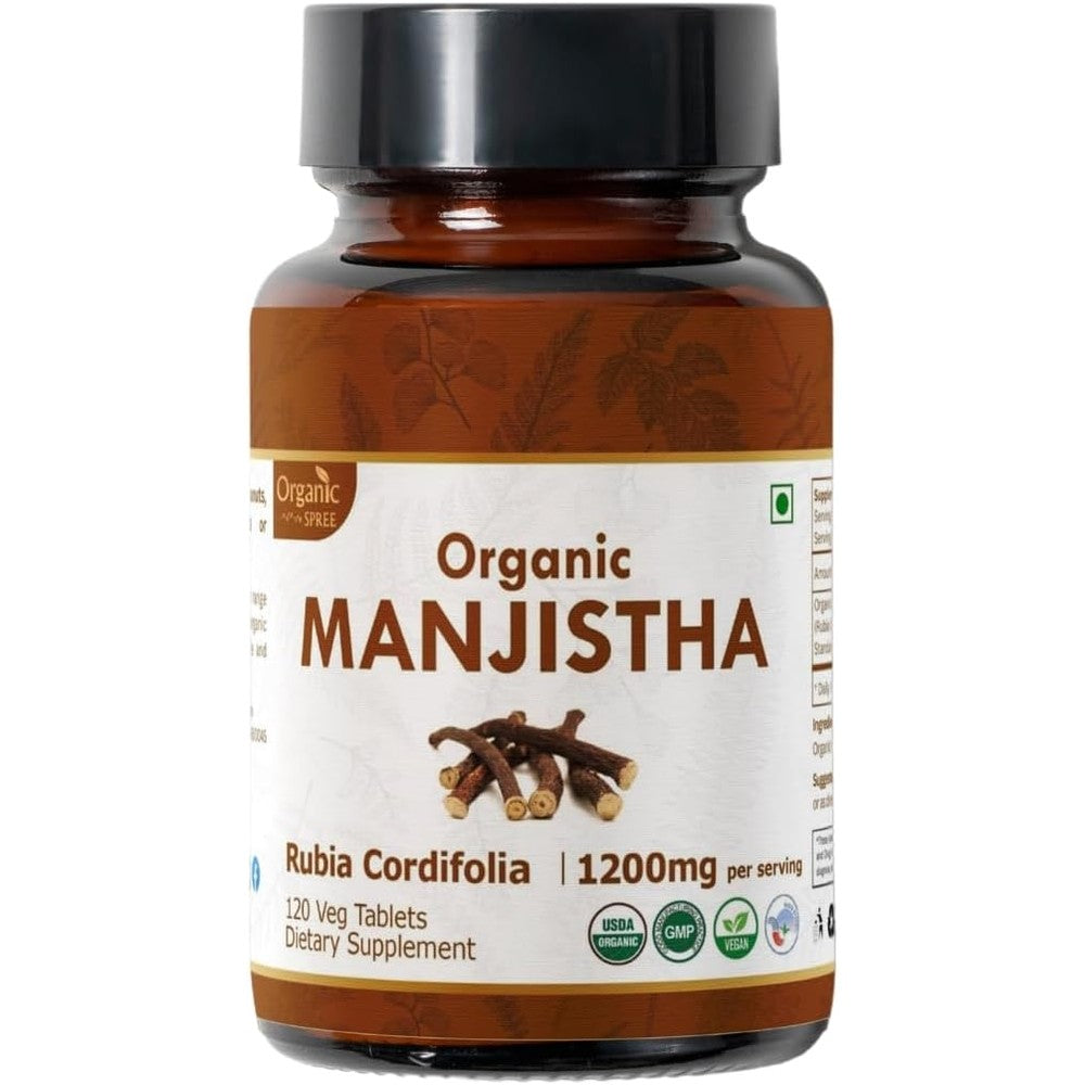Organic Spree Manjistha Tablets front view