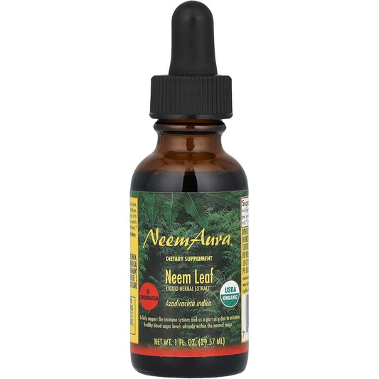 NeemAura Naturals Neem Extract Triple Potency Liquid Front View