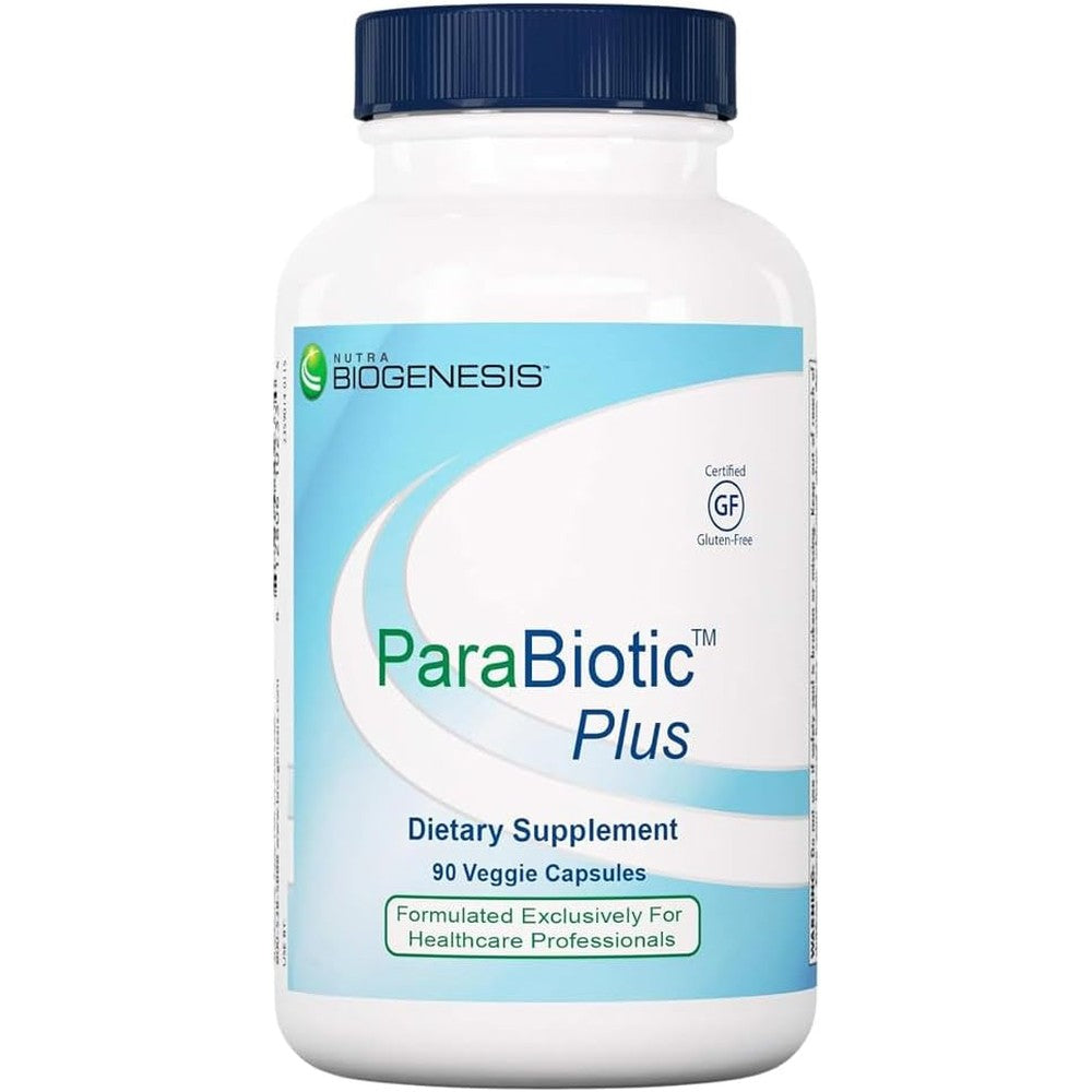 Nutra BioGenesis ParaBiotic Plus 90 Veggie Capsules Front View