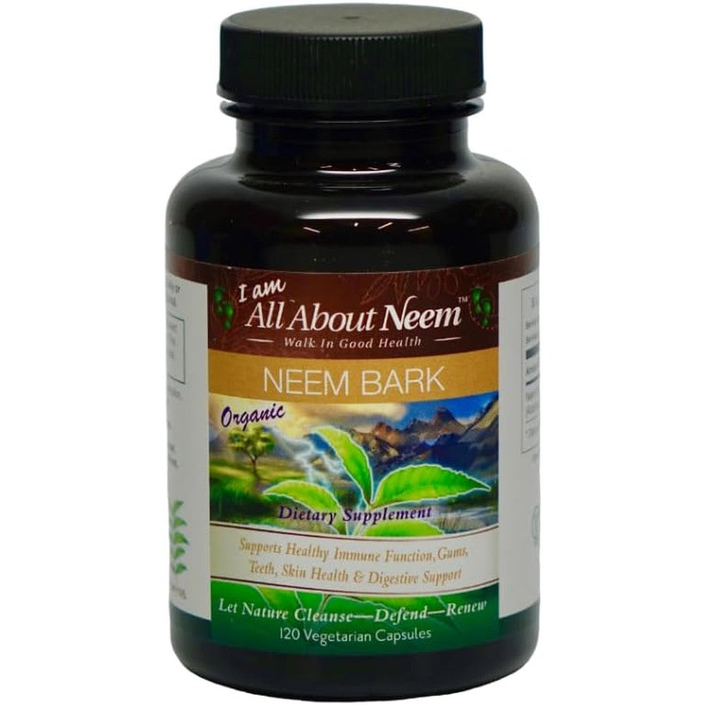 All About Neem Organic Fresh Ground Neem Bark Powder Front View