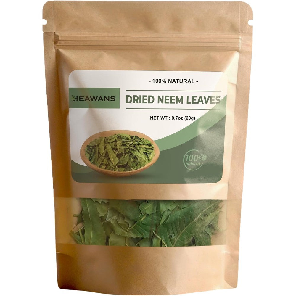 Heawans Naturally Grown Dried Whole Neem Leaves front view