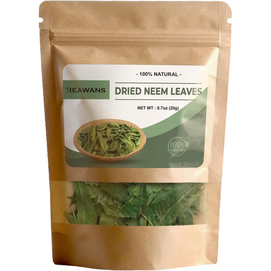 Heawans Naturally Grown Dried Whole Neem Leaves front view