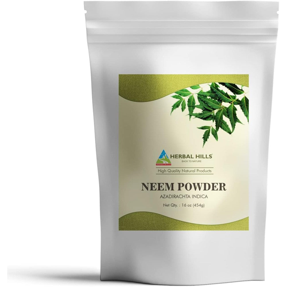 Herbal Hills Pure Neem Leaf Powder front view